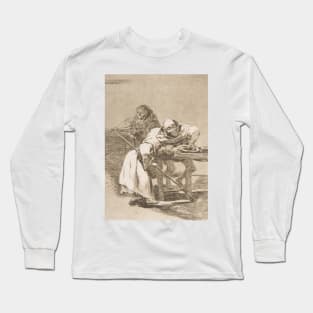 Be Quick, They Are Waking Up by Francisco Goya Long Sleeve T-Shirt